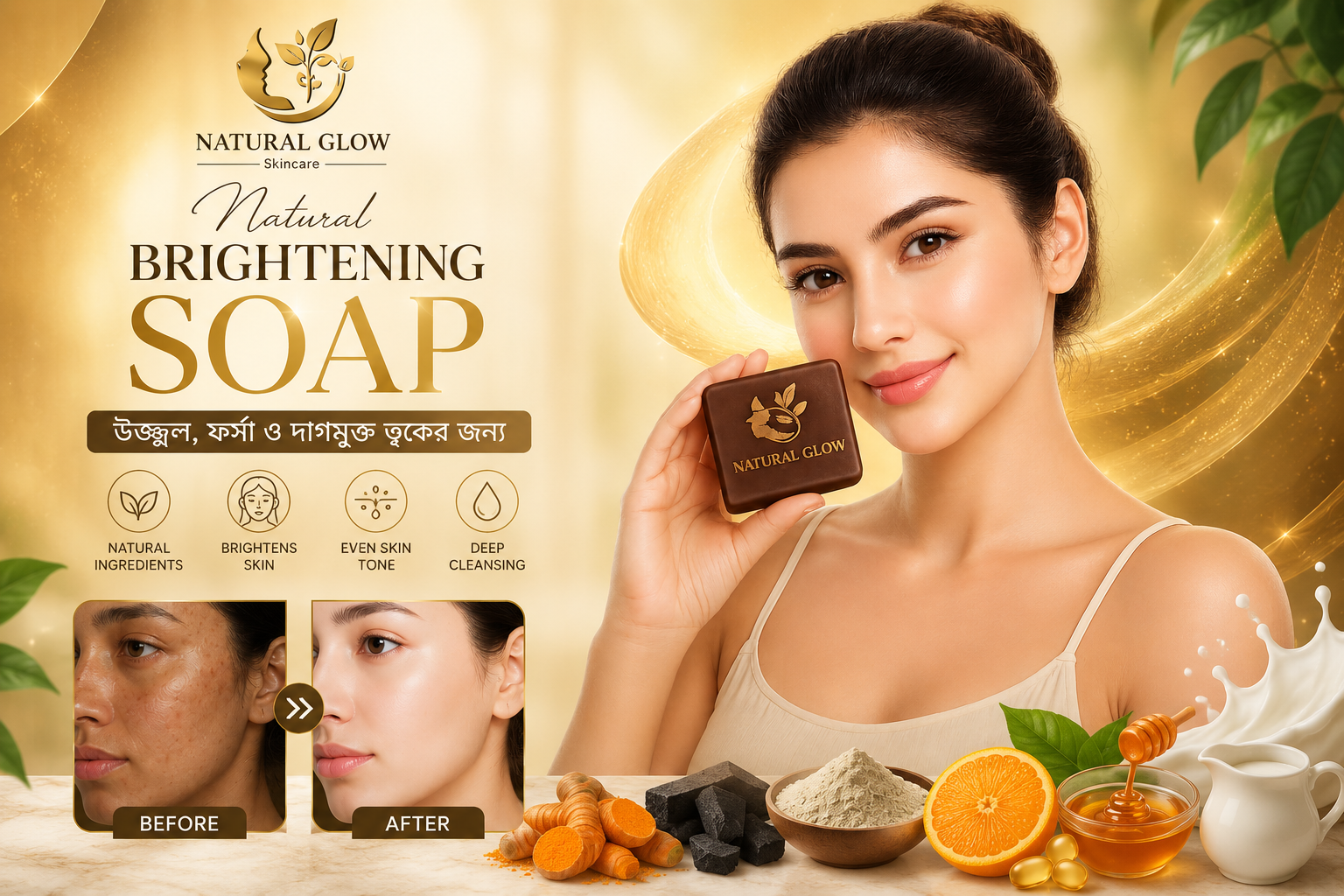 Zayora Natural Bright & Glow Soap